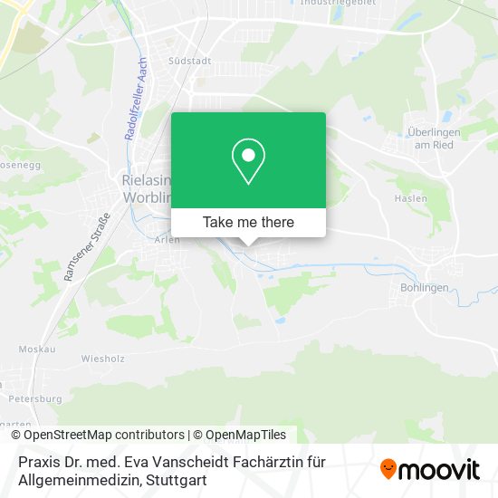 Praxis Dr. med. Eva Vanscheidt Fachärztin für Allgemeinmedizin map
