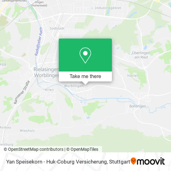 Карта Yan Speisekorn - Huk-Coburg Versicherung