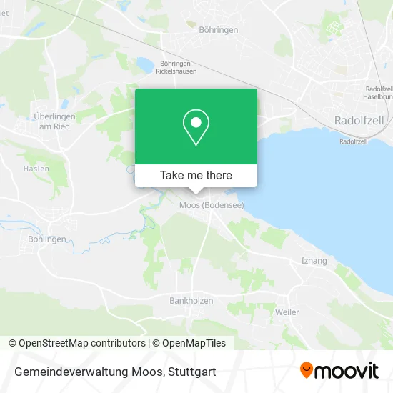 Карта Gemeindeverwaltung Moos