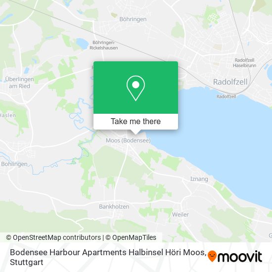 Bodensee Harbour Apartments Halbinsel Höri Moos map