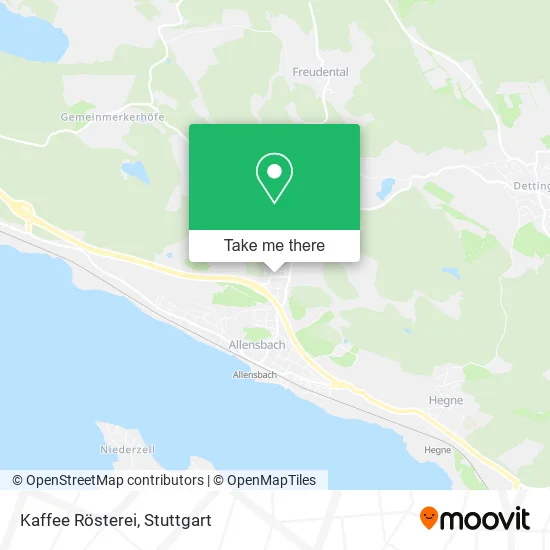 Карта Kaffee Rösterei