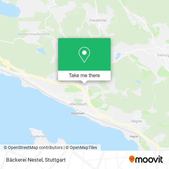 Карта Bäckerei Nestel
