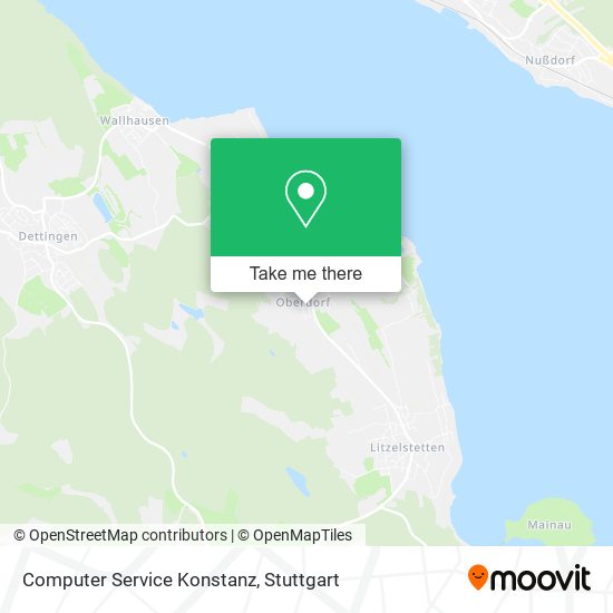 Computer Service Konstanz map