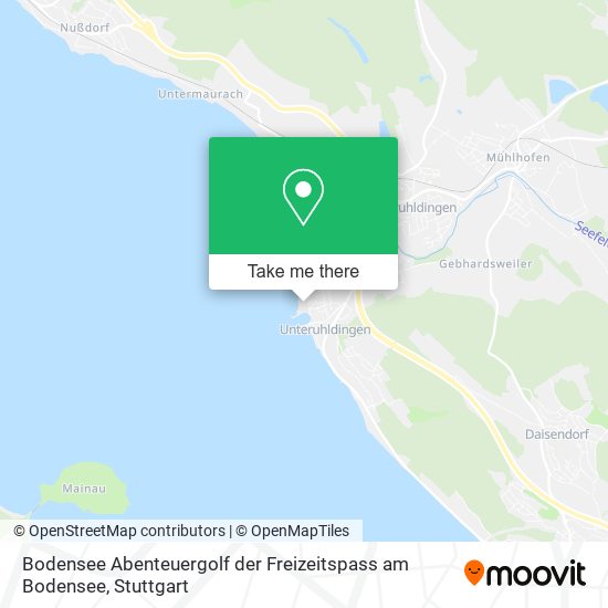 Карта Bodensee Abenteuergolf der Freizeitspass am Bodensee