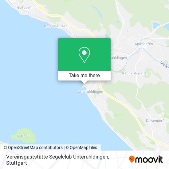 Vereinsgaststätte Segelclub Unteruhldingen map