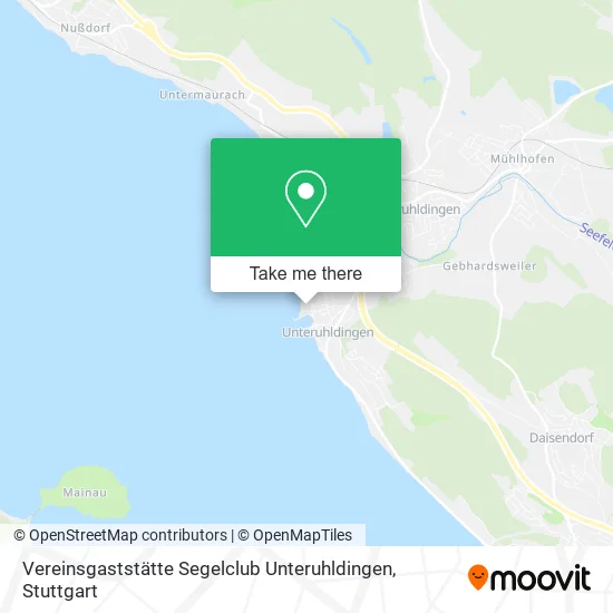Карта Vereinsgaststätte Segelclub Unteruhldingen