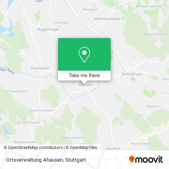 Ortsverwaltung Ahausen map