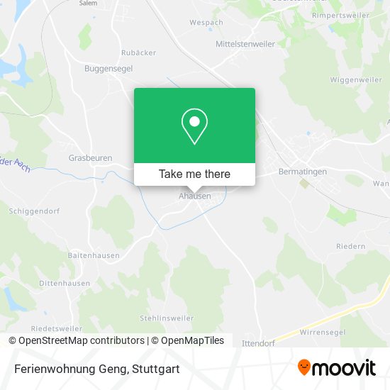 Ferienwohnung Geng map