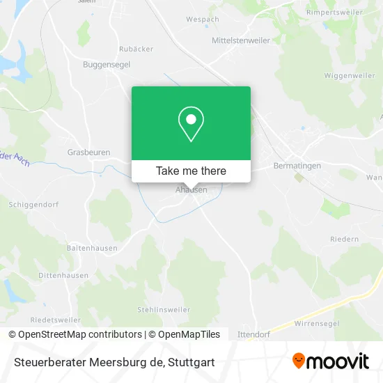 Карта Steuerberater Meersburg de