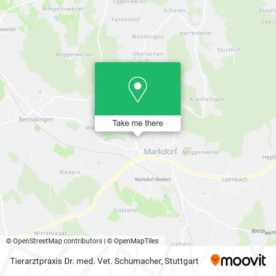 Карта Tierarztpraxis Dr. med. Vet. Schumacher