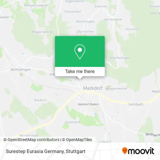 Surestep Eurasia Germany map