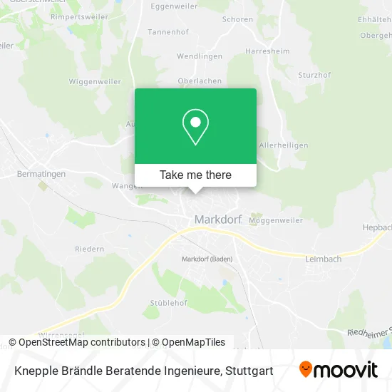 Карта Knepple Brändle Beratende Ingenieure