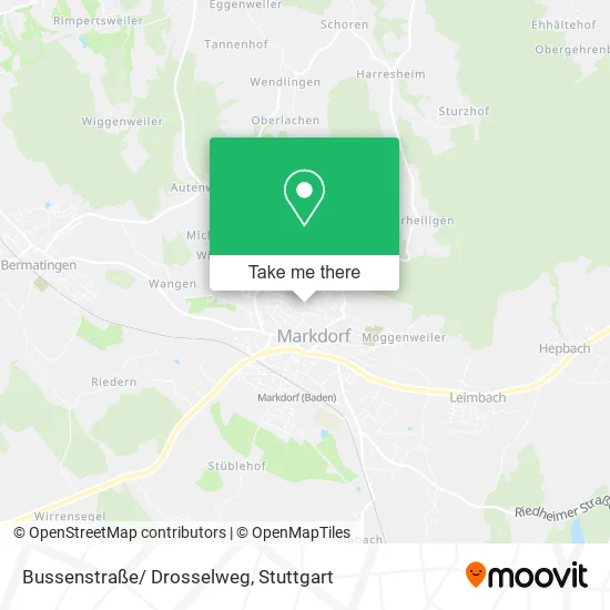 Карта Bussenstraße/ Drosselweg