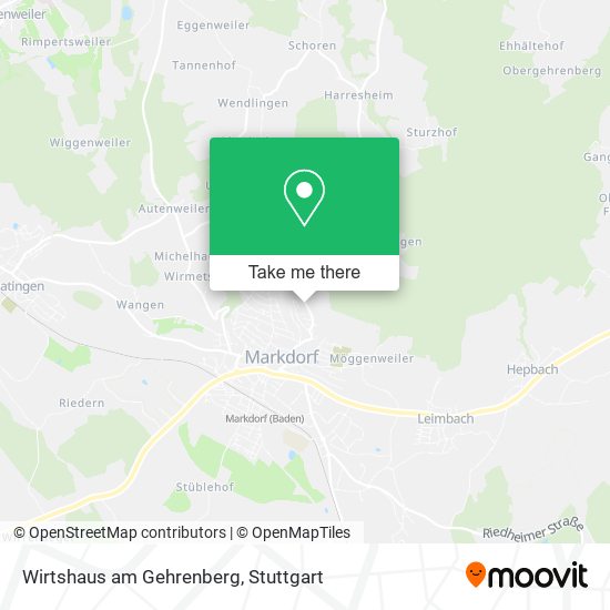 Wirtshaus am Gehrenberg map