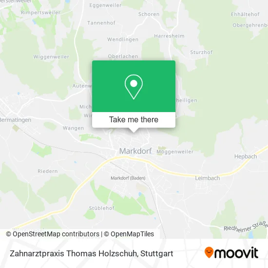 Карта Zahnarztpraxis Thomas Holzschuh