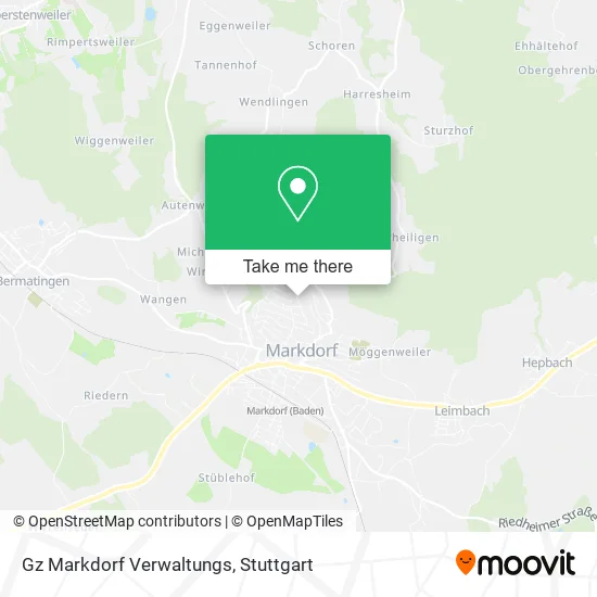 Карта Gz Markdorf Verwaltungs