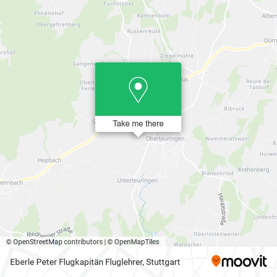 Eberle Peter Flugkapitän Fluglehrer map