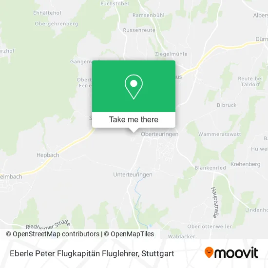 Карта Eberle Peter Flugkapitän Fluglehrer