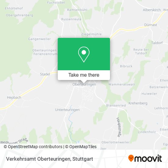 Verkehrsamt Oberteuringen map