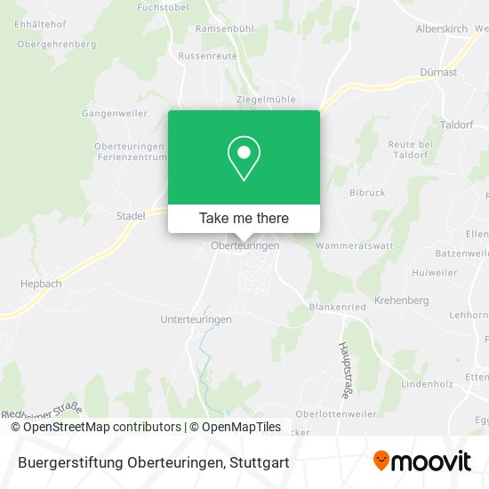 Карта Buergerstiftung Oberteuringen