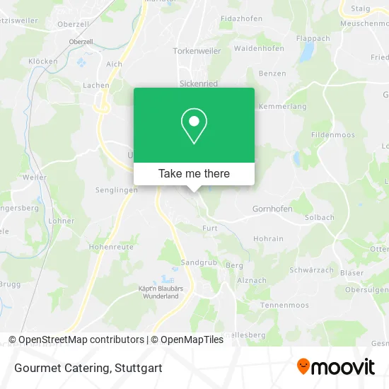 Карта Gourmet Catering