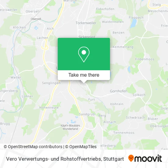 Карта Vero Verwertungs- und Rohstoffvertriebs