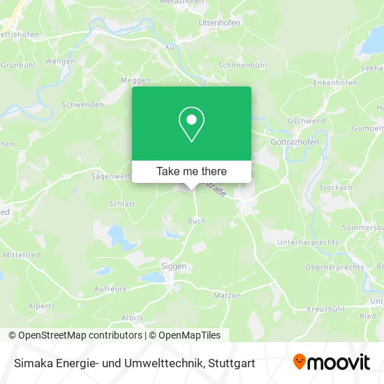 Карта Simaka Energie- und Umwelttechnik