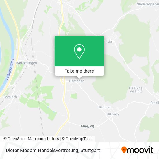 Dieter Medam Handelsvertretung map
