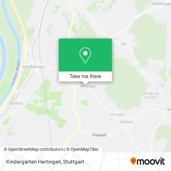 Карта Kindergarten Hertingen