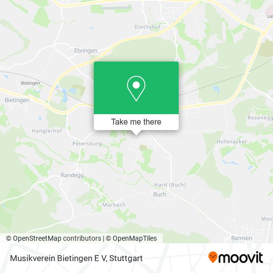Musikverein Bietingen E V map
