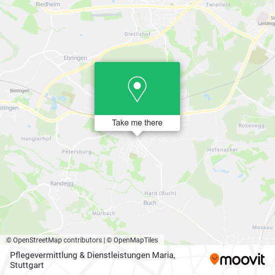 Pflegevermittlung & Dienstleistungen Maria map