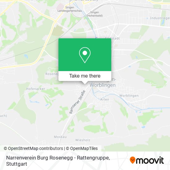 Narrenverein Burg Rosenegg - Rattengruppe map