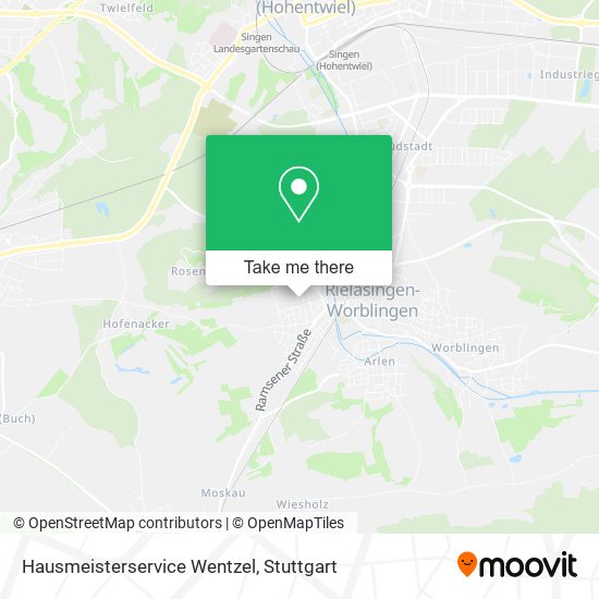 Карта Hausmeisterservice Wentzel