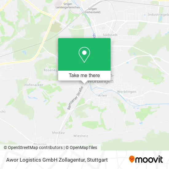 Карта Awor Logistics GmbH Zollagentur