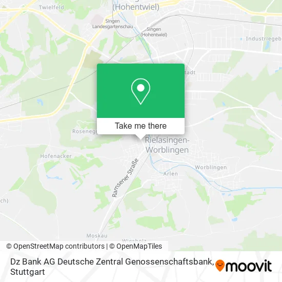 Карта Dz Bank AG Deutsche Zentral Genossenschaftsbank