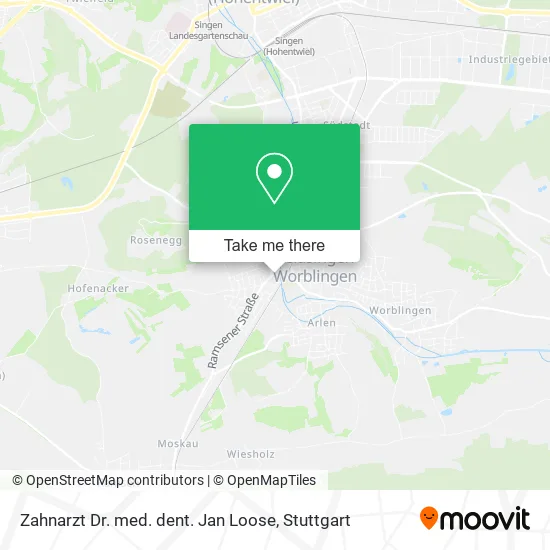 Карта Zahnarzt Dr. med. dent. Jan Loose