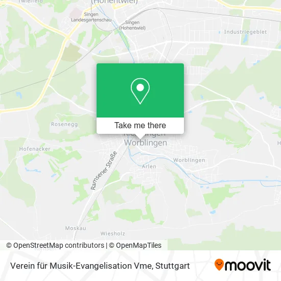Карта Verein für Musik-Evangelisation Vme