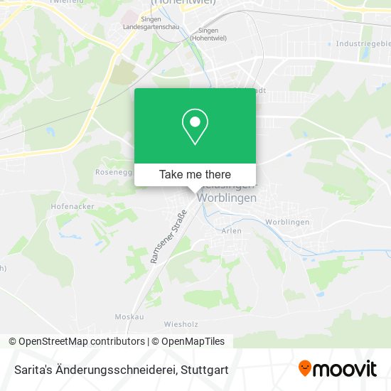 Sarita's Änderungsschneiderei map