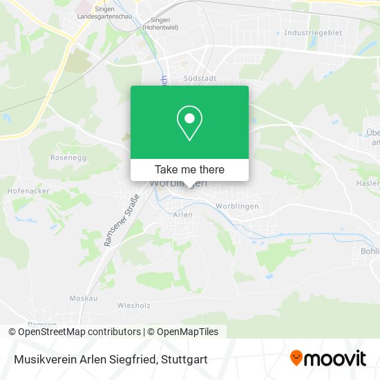 Musikverein Arlen Siegfried map