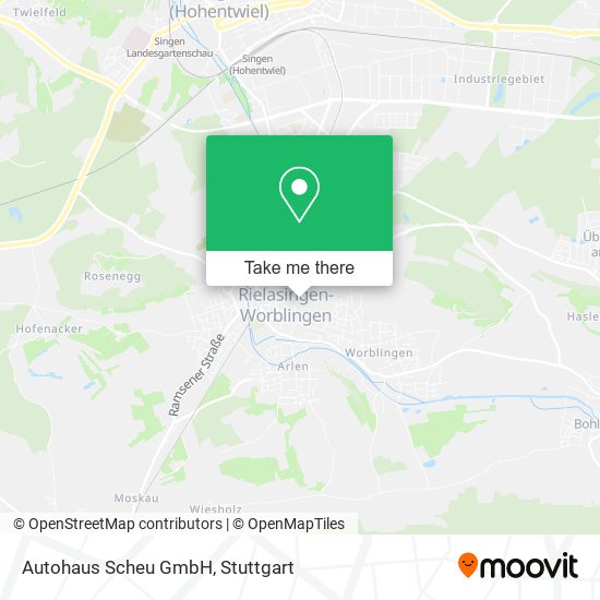 Autohaus Scheu GmbH map