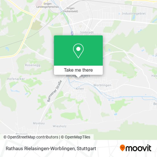 Rathaus Rielasingen-Worblingen map