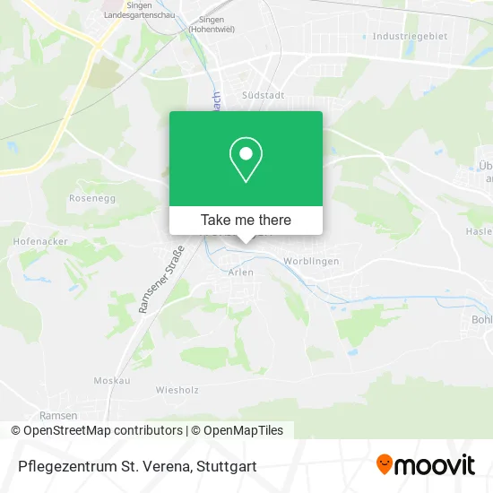 Карта Pflegezentrum St. Verena