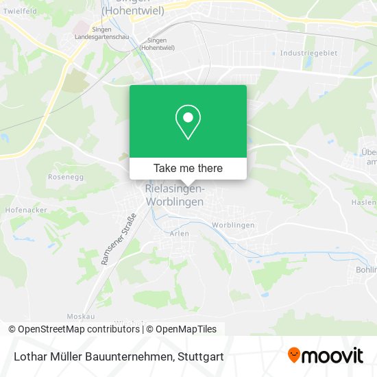 Lothar Müller Bauunternehmen map