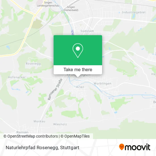 Карта Naturlehrpfad Rosenegg