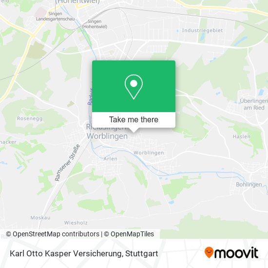Karl Otto Kasper Versicherung map