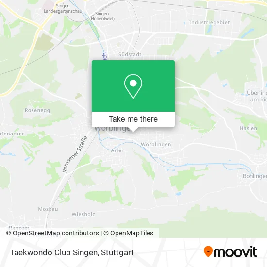 Карта Taekwondo Club Singen