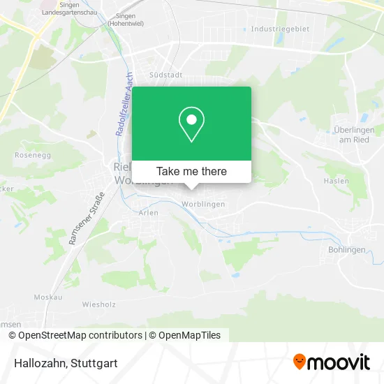 Карта Hallozahn
