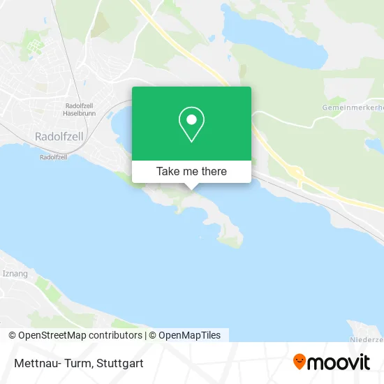 Карта Mettnau- Turm