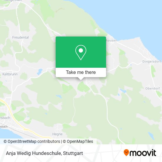 Anja Wedig Hundeschule map