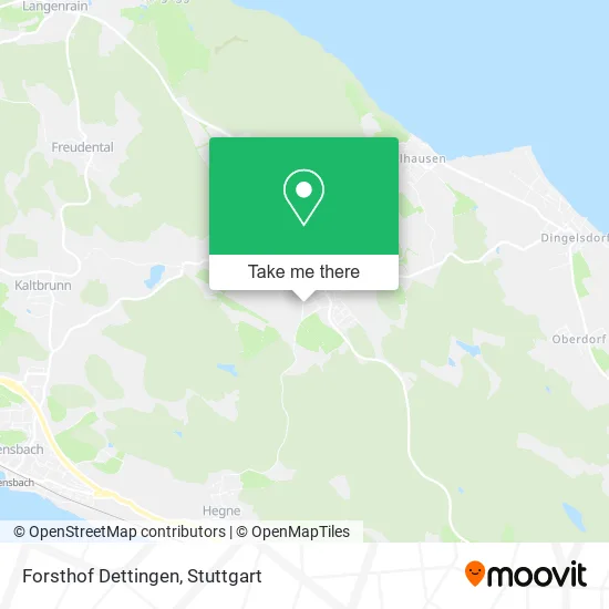 Карта Forsthof Dettingen